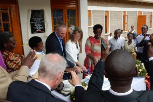Cake Cutting by Dr Diana , Sr Nancy and Jim and Avril Devaney 